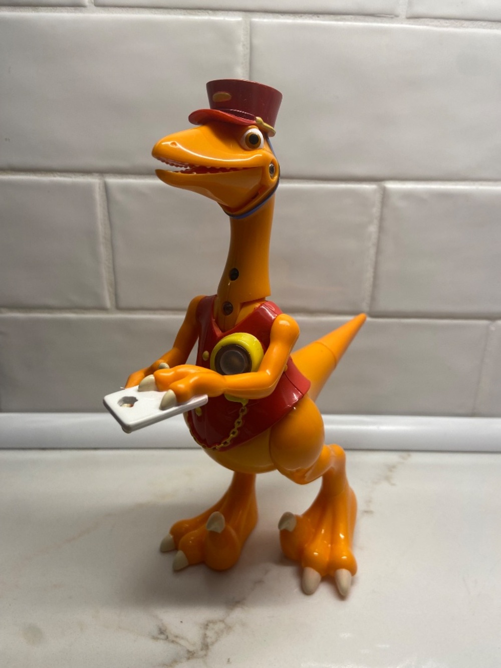 Dinosaur Train PBS Mr. Conductor figure French